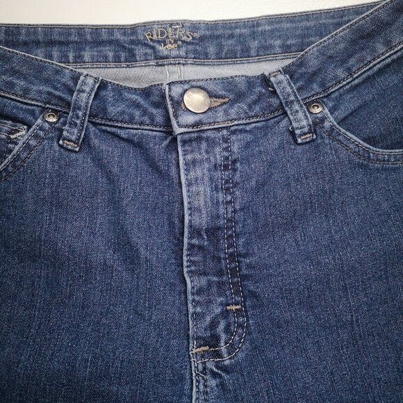 Riders by Lee Ladies Size 10M Relaxed Fit Medium Wash Straight Legs Jeans - Picture 7 of 14